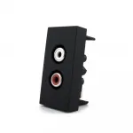 Аудио розетка RCA черная от ImperiumLoft