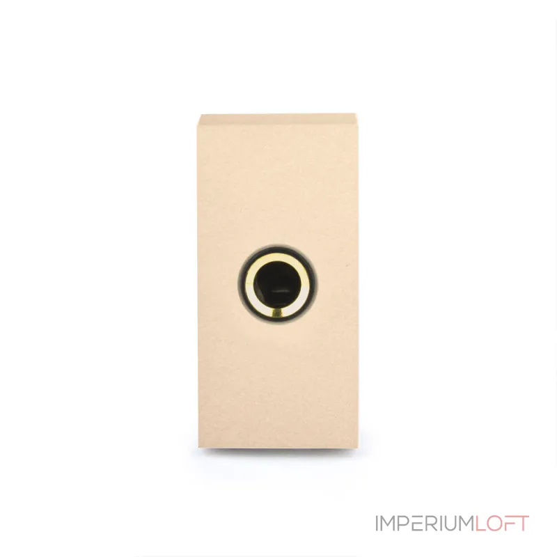 Золотая розетка jack 6.3 мм от ImperiumLoft