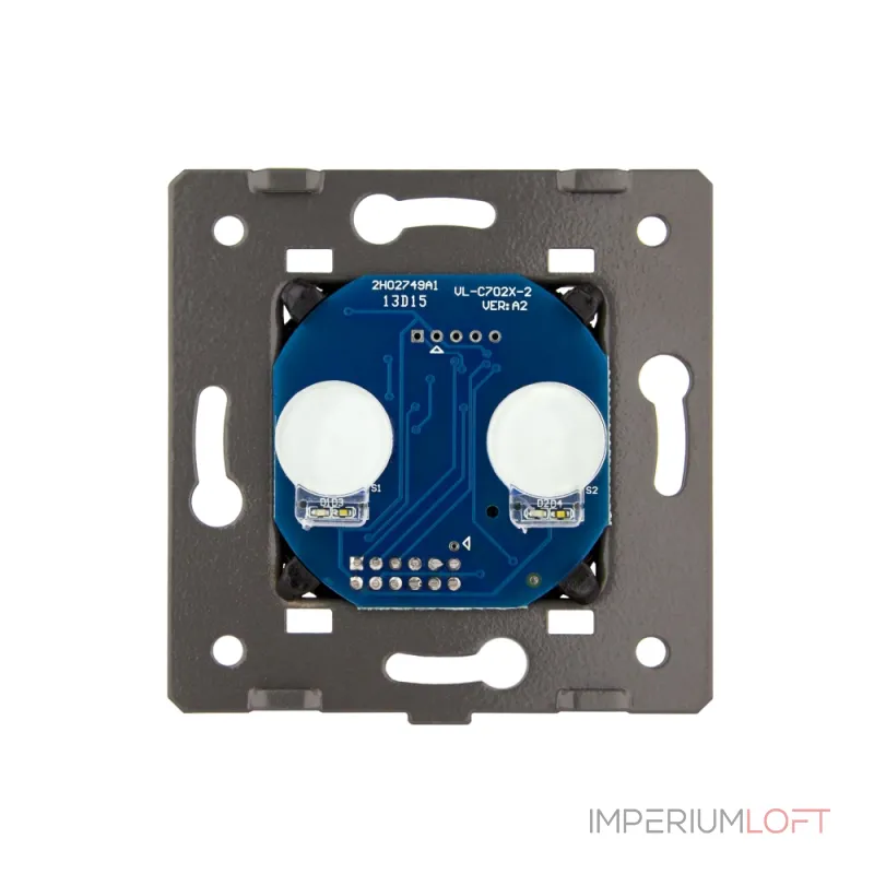 Выключатель сенсорный двухклавишный проходной с ДУ от ImperiumLoft Выключатель сенсорный двухклавишный проходной с ДУ от ImperiumLoft