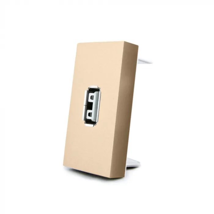 Золотая розетка USB 5В 2.1А от ImperiumLoft