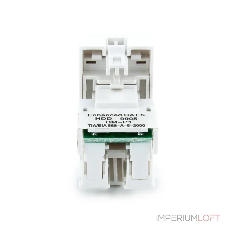 Розетка сетевая RJ-45 белая