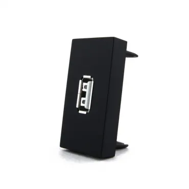 Чёрная розетка USB 5В 2.1А от ImperiumLoft