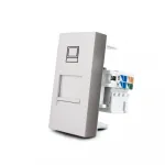 Розетка сетевая RJ-45 серебряная от ImperiumLoft