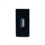 Чёрная розетка USB 5В 2.1А от ImperiumLoft