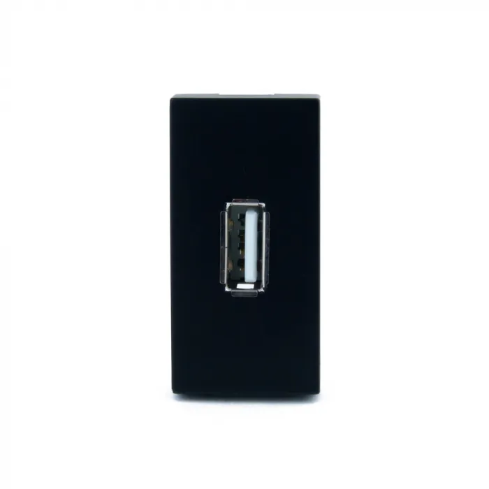 Чёрная розетка USB 5В 2.1А от ImperiumLoft