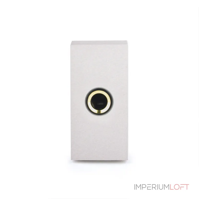 Серебряная розетка jack 6.3 мм от ImperiumLoft