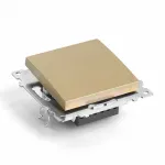 Выключатель одноклавишный без рамки Stekker Катрин 49221 от ImperiumLoft