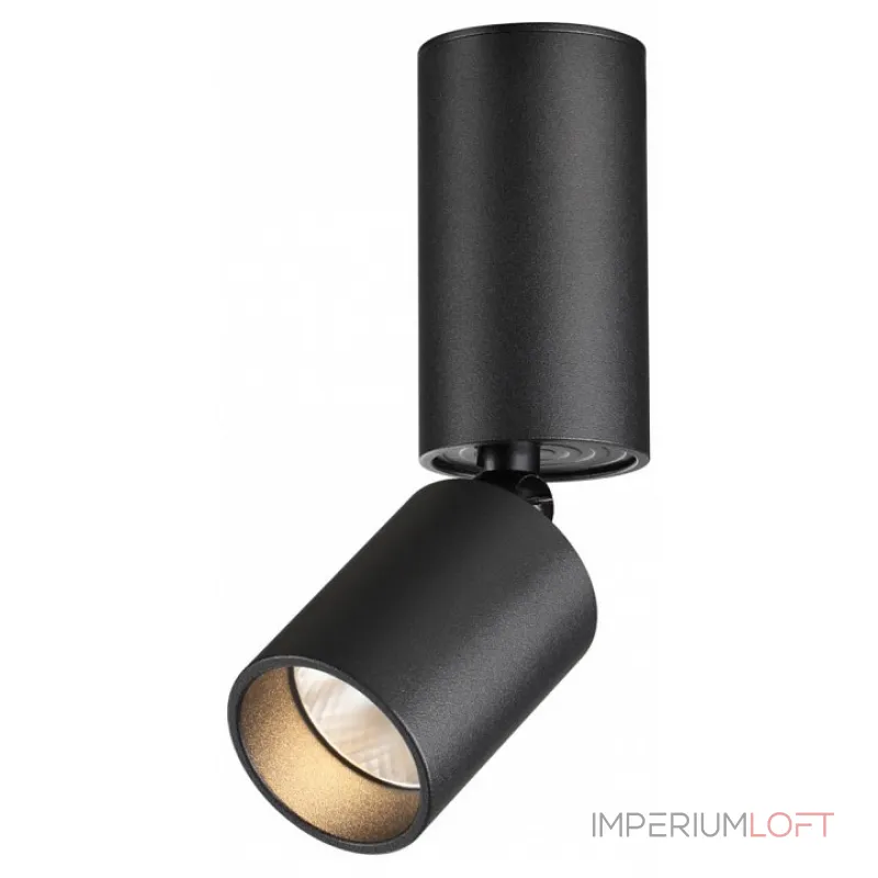 Светильник накладной светодиодный IP20 LED 5W 85-265V 3000K 600Лм TUBO 359315 OVER NT24 000 Черный