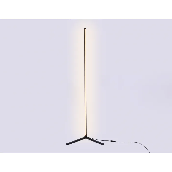 Светильник светодиодный напольный RGB с пультом FL8027 BK черный LED 20W RGB D32*1650 (ПДУ РАДИО 2.4G) от NovaLamp