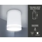 Накладной точечный светильник с акрилом TN3202 SWH белый песок GU5.3 D78*97 от NovaLamp