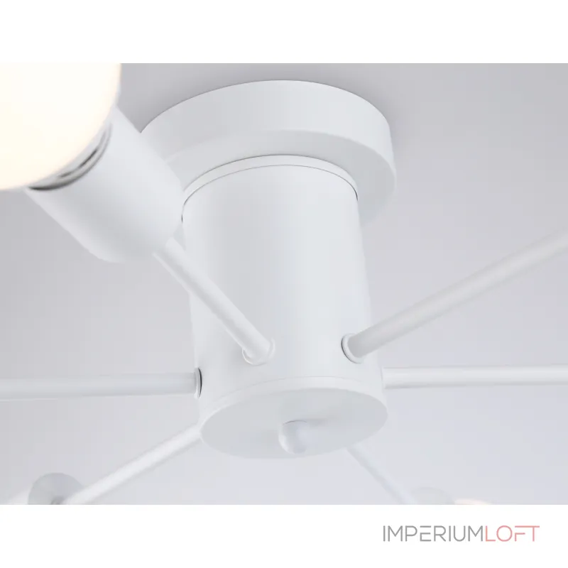 Потолочный светильник в стиле лофт TR80401/6 WH белый E27/6 max 60W D780*150 от NovaLamp