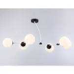 Подвесной светильник TR2552/6 WH/BK белый/черный E27/6 max 60W 1160*600*450 от NovaLamp