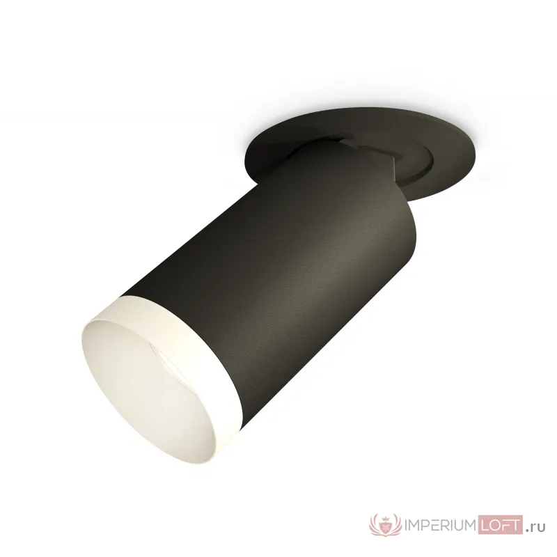 Комплект встраиваемого поворотного светильника XM6323200 SBK/SWH черный песок/белый песок MR16 GU5.3 (A2242, C6323, N6130) от NovaLamp
