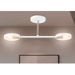 Подвесной светильник со сменной лампой TR8222/2 WH/SB белый/бронза E27/2 max 40W 510*165*190 от NovaLamp