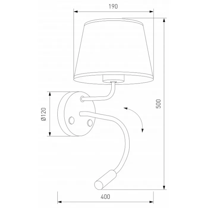 Бра с подсветкой TK Lighting Maja 10080 Maja от ImperiumLoft