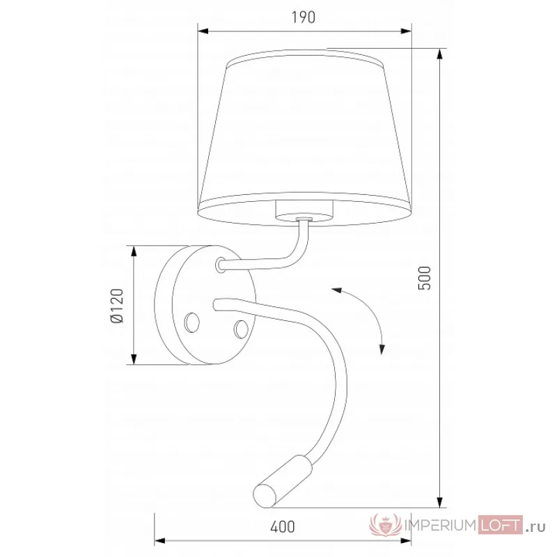 Бра с подсветкой TK Lighting Maja 10080 Maja от ImperiumLoft