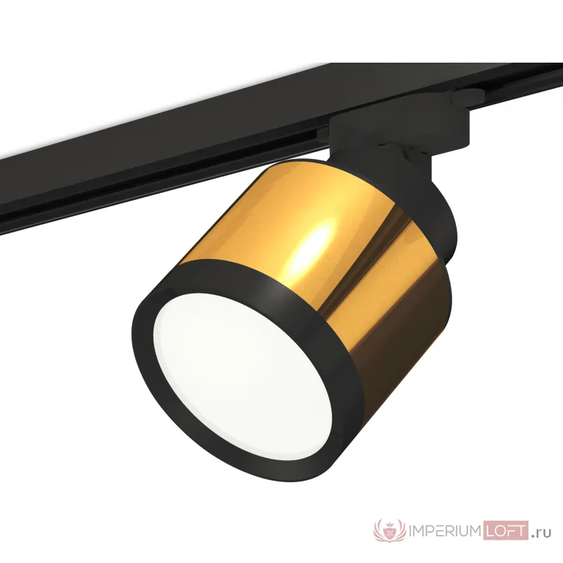 Комплект трекового светильника XT8121001 PYG/SBK/PBK золото желтое полированное/черный песок/черный полированный GX53 (A2526, A2106, C8121, N8113) от NovaLamp