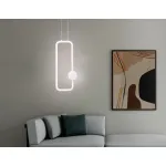 Подвесной светодиодный светильник FL66361 WH белый 19W 4200K 190*80*1000 от NovaLamp