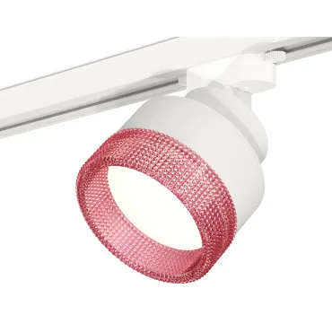 Комплект трекового светильника с композитным хрусталем XT8101042 SWH/PI белый песок/розовый GX53 (A2524, A2105, C8101, N8486) от NovaLamp