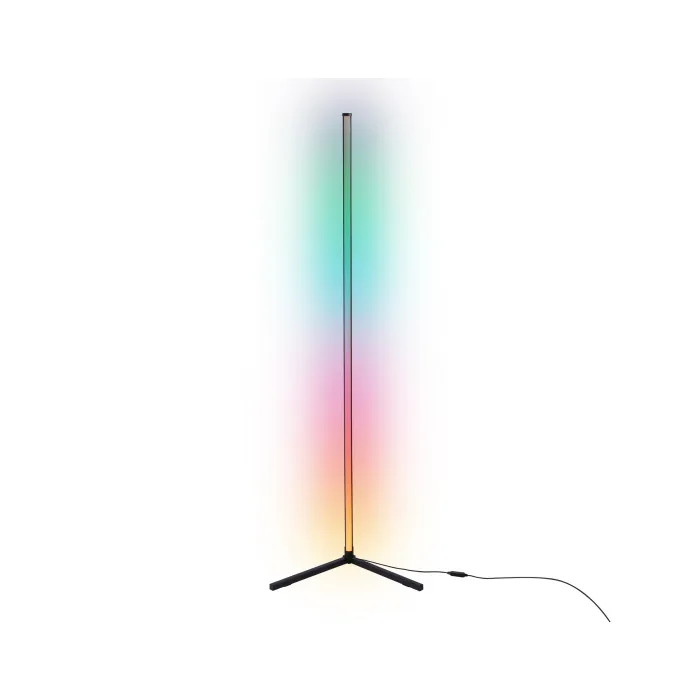 Светильник светодиодный напольный RGB с пультом FL8027 BK черный LED 20W RGB D32*1650 (ПДУ РАДИО 2.4G) от NovaLamp