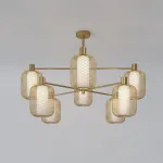 Люстра на штанге Eurosvet Voile 30192/8 золото от ImperiumLoft