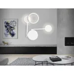 Настенный поворотный светодиодный светильник FL5197 SWH белый песок LED 3000K 13W 445*400*60 от NovaLamp