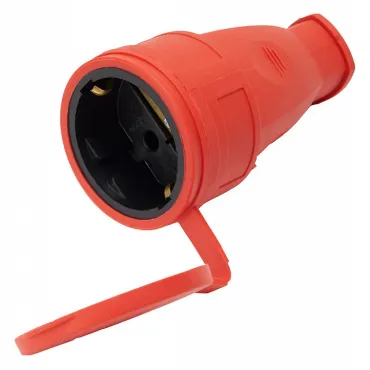 Розетка переносная разборная с заземлением и крышкой Stekker Одри 39195 Розетка переносная разборная с заземлением и крышкой Stekker Одри 39195