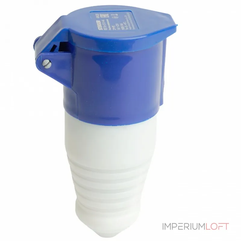 Розетка переносная разборная 2P+PE с крышкой Stekker ST 49438 от ImperiumLoft Розетка переносная разборная 2P+PE с крышкой Stekker ST 49438 от ImperiumLoft