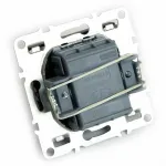 Выключатель двухклавишный с подсветкой без рамки Stekker Эрна 49147 от ImperiumLoft