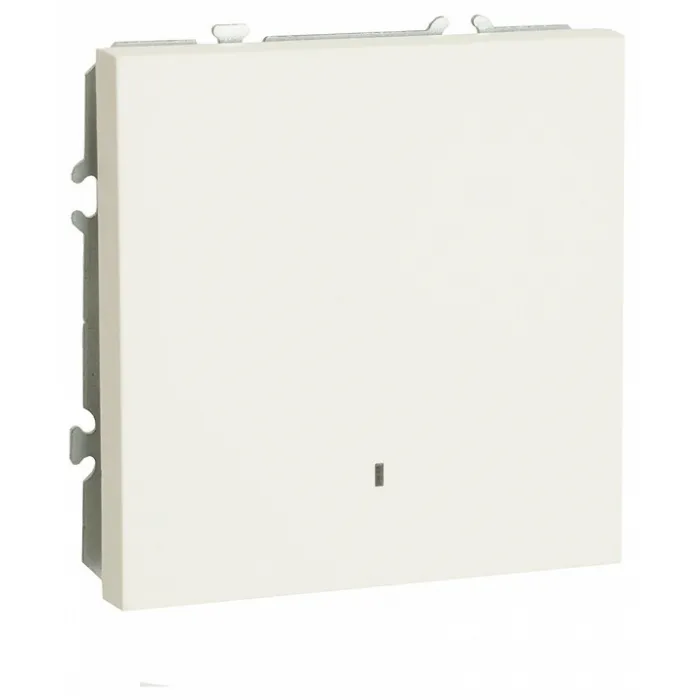 Выключатель одноклавишный с подсветкой без рамки Stekker RSW10-5101-01 49863 от ImperiumLoft