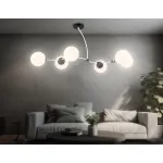 Подвесной светильник TR2552/6 WH/BK белый/черный E27/6 max 60W 1160*600*450 от NovaLamp
