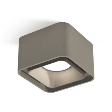 Комплект накладного светильника XS7834003 SGR/SSL серый песок/серебро песок MR16 GU5.3 (C7834, N7703) от NovaLamp