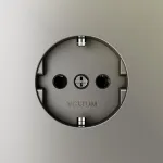 Розетка с заземлением без рамки Voltum S70 VLS040104 от ImperiumLoft