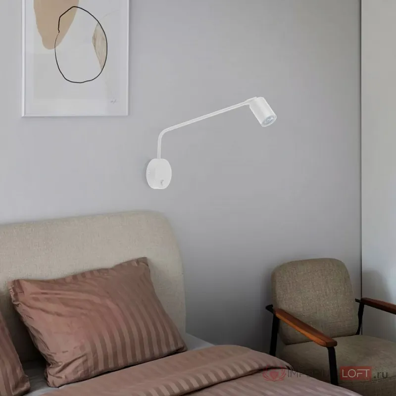 Бра TK Lighting Logan 4744 Logan White от ImperiumLoft