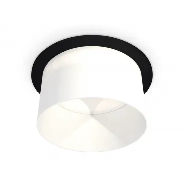 Комплект встраиваемого светильника XC8051016 SBK/FR черный песок/белый матовый GX53 (C8051, N8402)