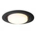 Светильник встраиваемый G10123 BK черный GX53 max 12W D120*48 от NovaLamp