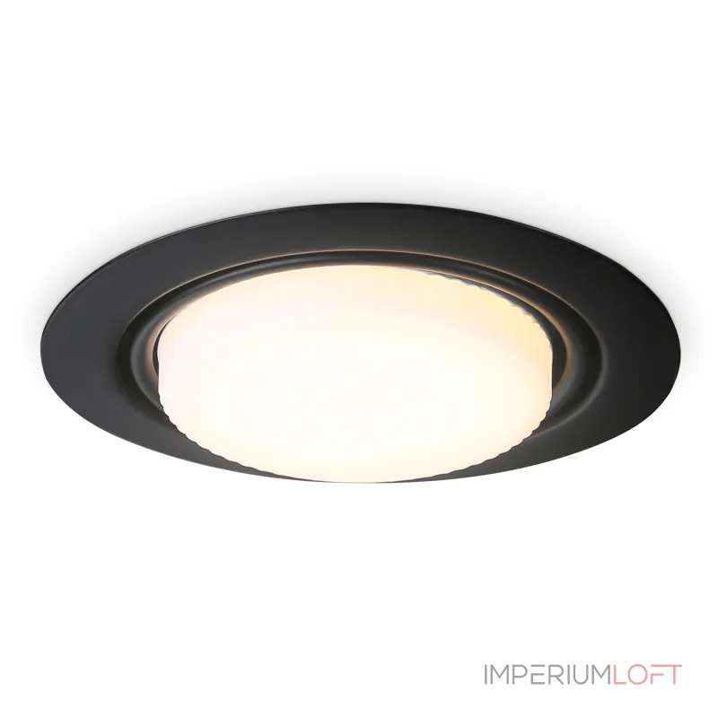 Светильник встраиваемый G10123 BK черный GX53 max 12W D120*48 от NovaLamp