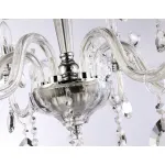 Подвесная люстра с хрусталем TR4900/6 CH/CL хром/прозрачный E14/6 max 40W D663*598 от NovaLamp