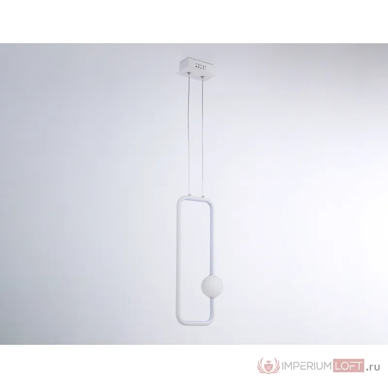 Подвесной светодиодный светильник FL66361 WH белый 19W 4200K 190*80*1000 от NovaLamp
