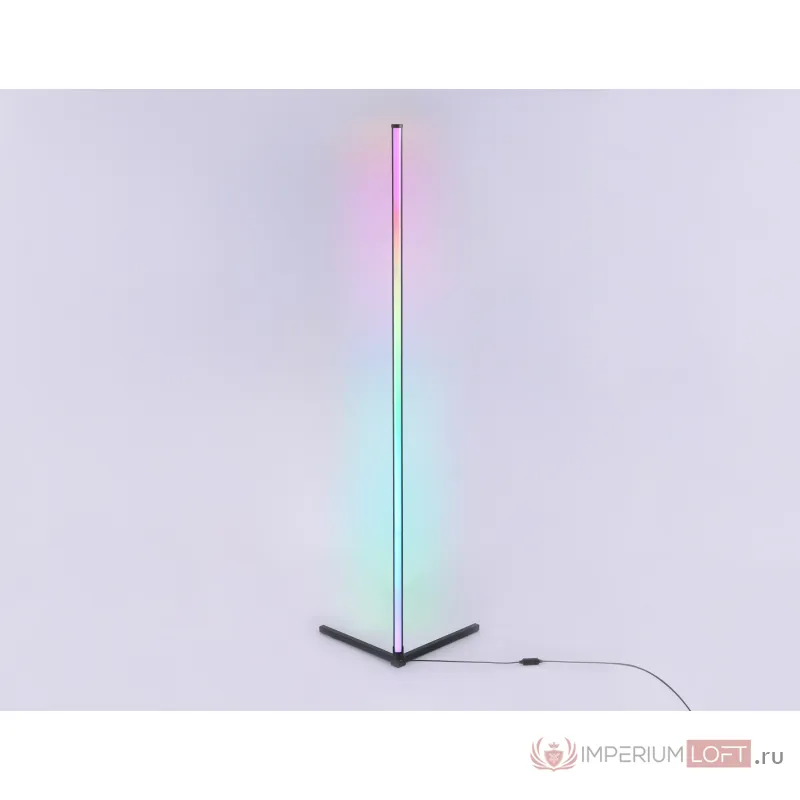 Светильник светодиодный напольный RGB с пультом FL8027 BK черный LED 20W RGB D32*1650 (ПДУ РАДИО 2.4G) от NovaLamp