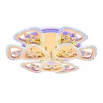 Потолочный светодиодный светильник с пультом FA2923 GD золото 138W 600*600*130 (ПДУ РАДИО 2.4) от NovaLamp