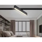 Светильник светодиодный трековый GL6775 BK черный LED 24W 3000K 600*22*48 от NovaLamp