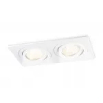 Встраиваемый поворотный точечный светильник GU5.3 TN102626/2 WH белый GU5.3 175*95*28 от NovaLamp Встраиваемый поворотный точечный светильник GU5.3 TN102626/2 WH белый GU5.3 175*95*28 от NovaLamp