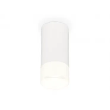 Комплект накладного светильника с акрилом XS8161003 SWH/FR белый песок/белый матовый GX53 (C8161, N8402)