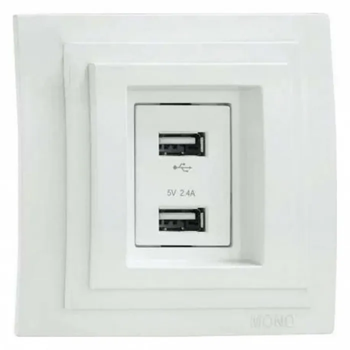 Розетка USB Mono Electric Larissa 103-191905-178 от ImperiumLoft