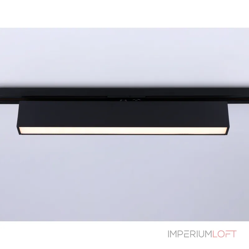 Светильник светодиодный трековый GL6775 BK черный LED 24W 3000K 600*22*48 от NovaLamp