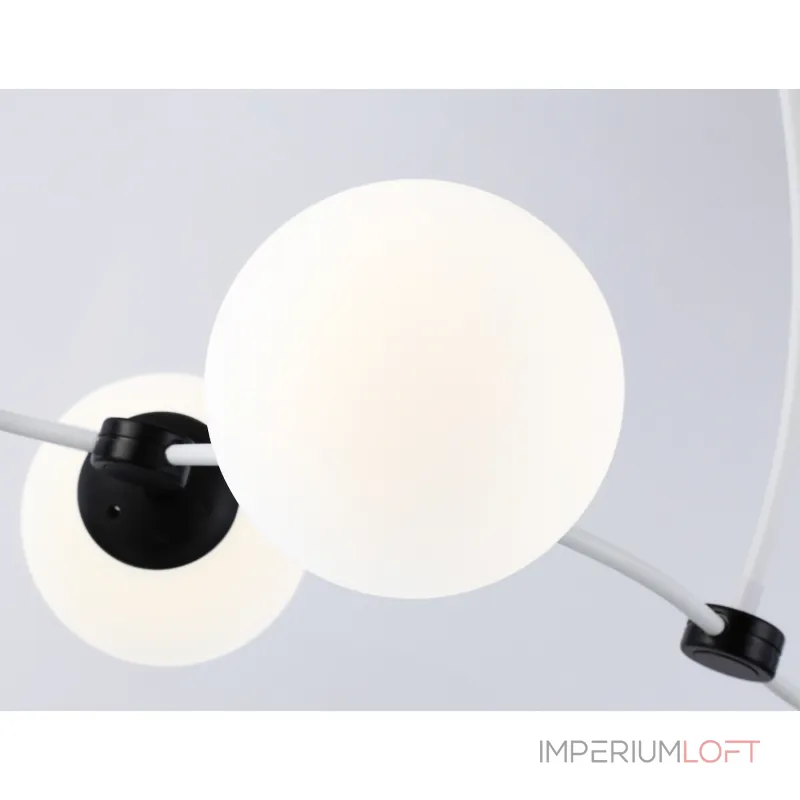 Подвесной светильник TR2552/6 WH/BK белый/черный E27/6 max 60W 1160*600*450 от NovaLamp