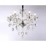 Подвесная люстра с хрусталем TR4900/6 CH/CL хром/прозрачный E14/6 max 40W D663*598 от NovaLamp