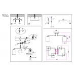 Светильник потолочный TR303222/4 BK/CH/FR черный/хром/белый матовый E27*4 max 60W 530*290*220 от NovaLamp