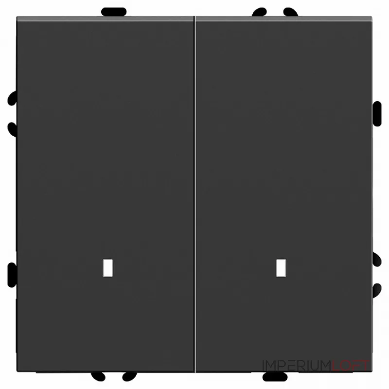 Выключатель двухклавишный с подсветкой без рамки Stekker RSW10-5102-05 49838 Выключатель двухклавишный с подсветкой без рамки Stekker RSW10-5102-05 49838